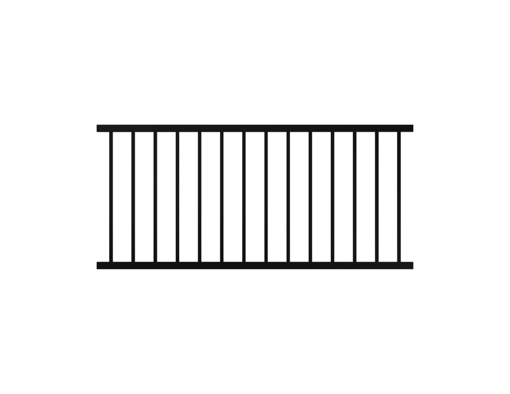 6' Stair Picket Rail