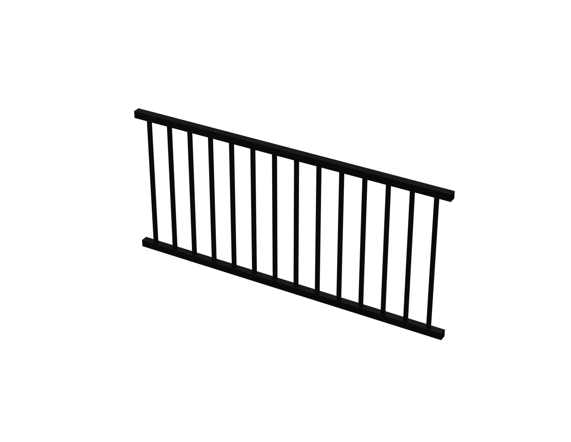 6' Stair Picket Rail