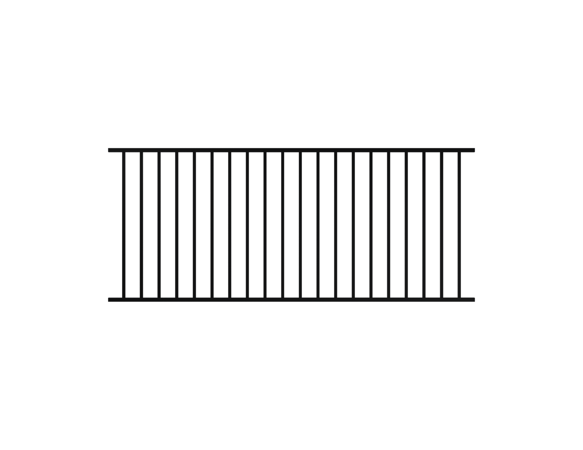 8' Picket Rail