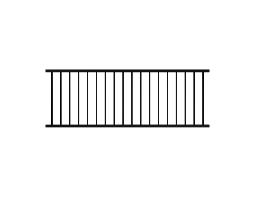 8' Stair Picket Rail