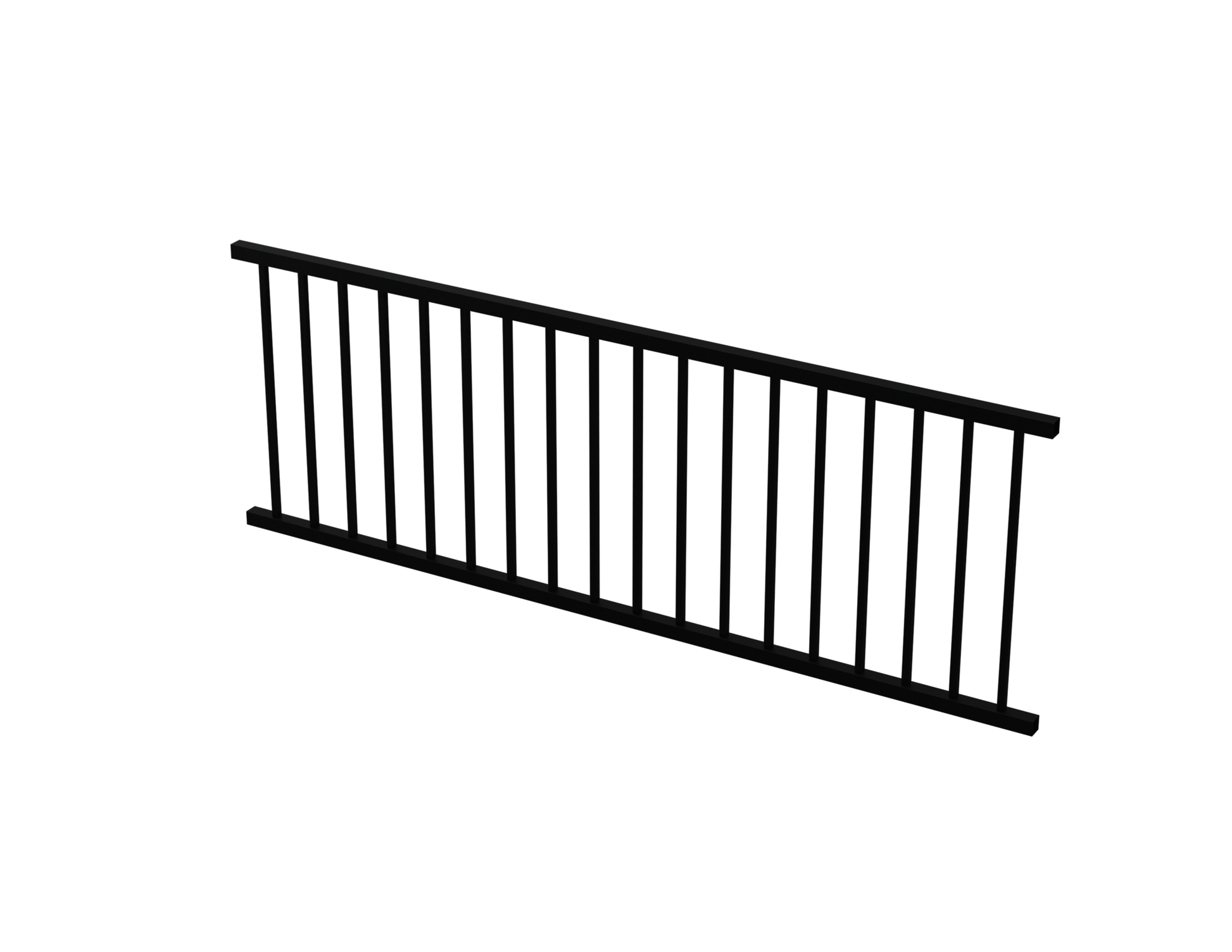 8' Stair Picket Rail